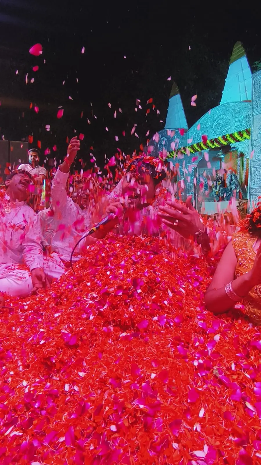 मनीष शर्मा फूलमाला सम्मान भजन गायक - Garland Ceremony Bhajan Singer